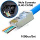 Mufa FTP-UTP Metal CAT6E + CUT 100b/set