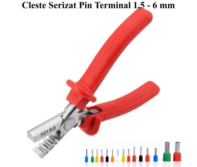 Cleste de Sertizat Pin Terminal/PZ1,5-6