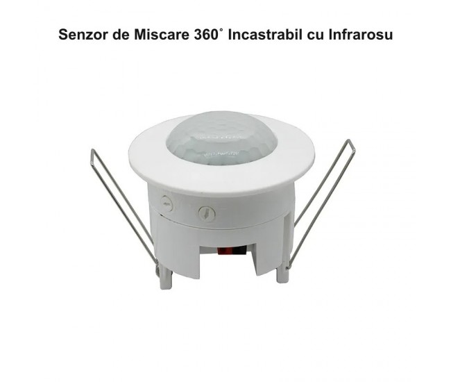 Senzor de Miscare 360 ˚ cu Infrarosu - Incastrabil