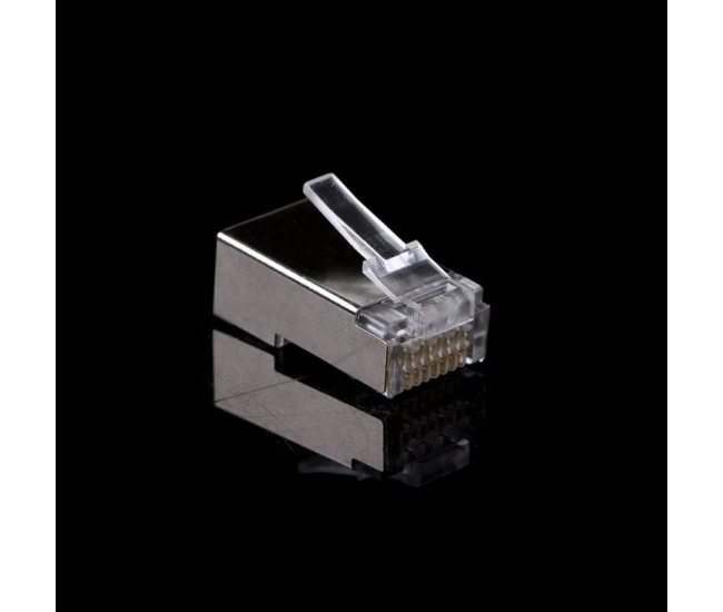 Mufa FTP-UTP Metal RJ45 100b/set