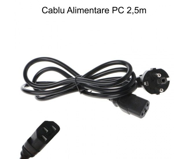 Cablu Alimentare Calculator PC 3x0,75mm/2,5m Q