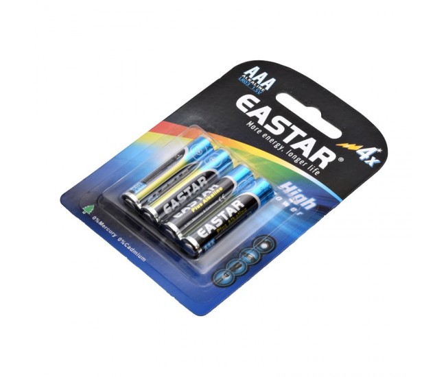 Baterie Eastar R3 - AAA 1,5V Alcalina High Performance - BL/4Buc