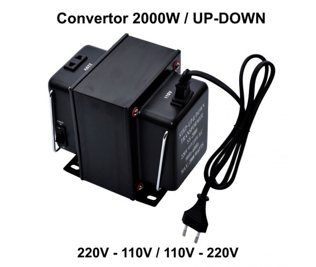 Convertor de Tensiune 2000W - 220V-110V / 110V-220V