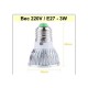 Bec E27 cu Led 3W/220V