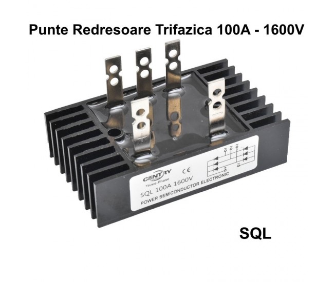 Punte Redresoare Trifazica 100A - 1600V / SQL-10016