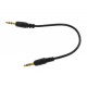 Cablu Audio Jack 3,5mm Tata-Tata/20cm