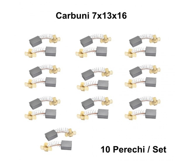 Perii Colectoare Carbuni 7x13x16 / 10Set/Punga