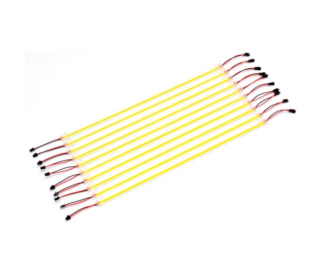 Bara de Led COB 12V Galben, 50cm x 10buc/set