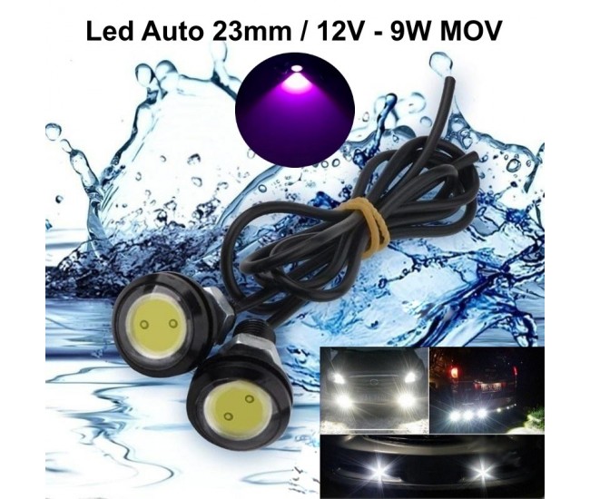 Led Auto 23mm / 12V - 9W / MOV, 2 Buc/Set