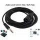 Cablu Audio Jack 6,3mm Tata - Xlr Tata / 5m