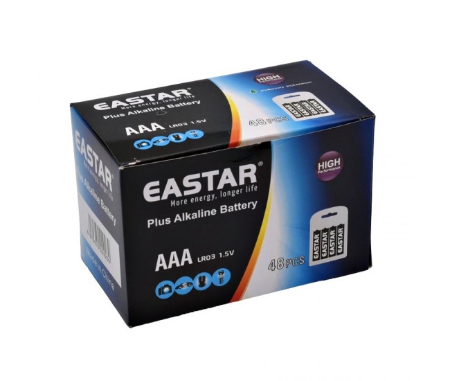 Baterie Eastar R3 - AAA 1,5V Alcalina High Performance - BL/4Buc