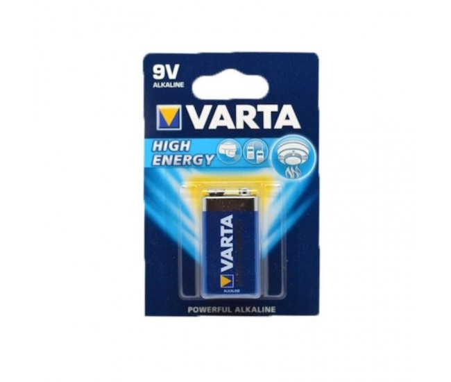 Baterie Alkalina Varta High-Energy 9V