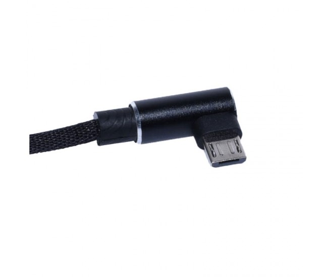 Cablu de Date USB - Micro USB la 90˚ Panzat - W05