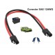 Conectori Mufa SAE 12AWG de Panou Solar/Baterii Auto, 30Cm