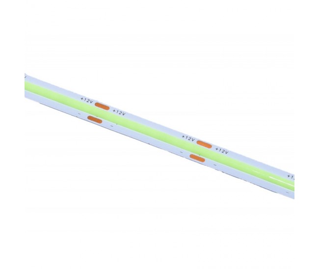 Banda COB Led Verde - Flexibil - 252led/m - 12W/ml - Rola/5m