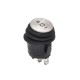 Buton Rotund cu Inox 6A-3P / 20x33mm