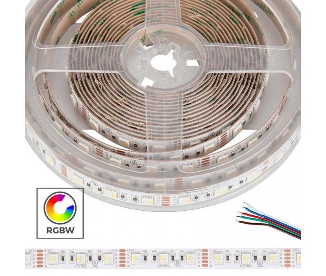 Banda Led RGBW 5050, 60Led/m - IP20, 5m/Rola