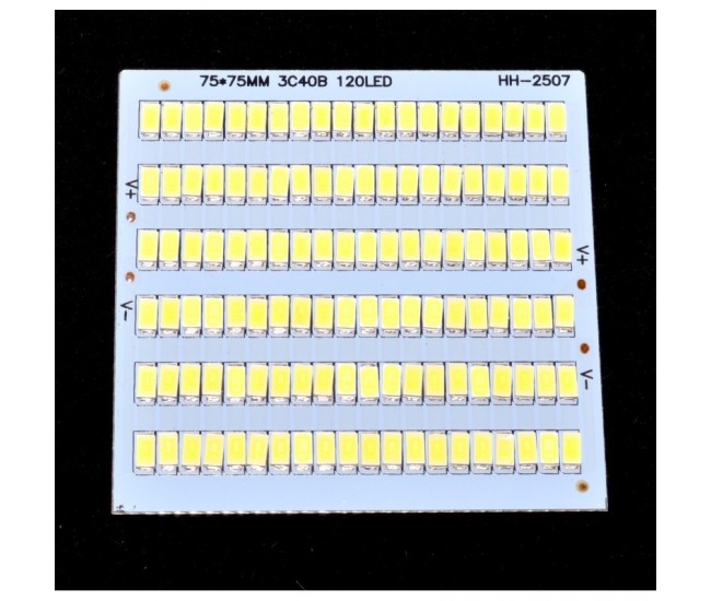 Placa cu Leduri SMD 75 x 75 x 120 Buc 12V/Putere 100W