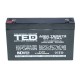 Acumulator Plumb - Acid 6V-7,3A TED