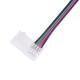 Conector Alimentare Banda RGB cu 4 Fire