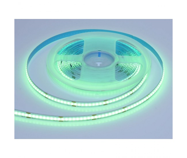 Banda COB Led Verde - Flexibil - 252led/m - 12W/ml - Rola/5m