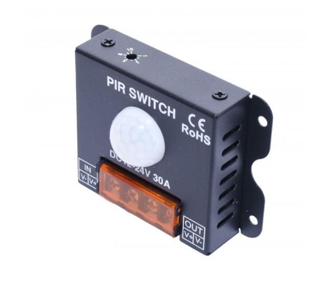 Senzor PIR-30 Comutator Miscare 12V-24V/30A