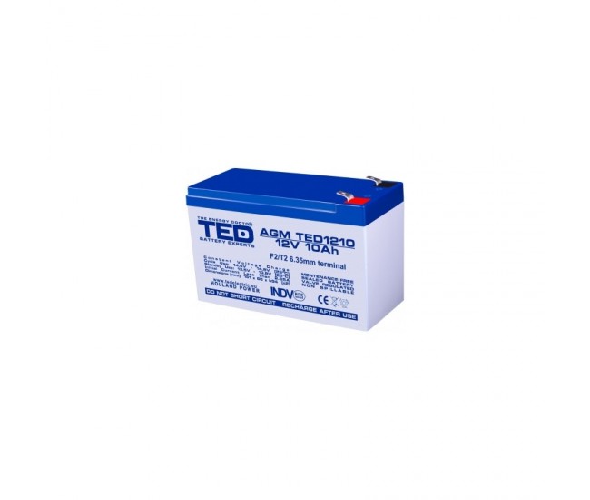 Acumulator Plumb - Acid 12V-10A TED