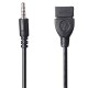 Cablu OTG Jack 3,5mm - USB Mama, 20Cm