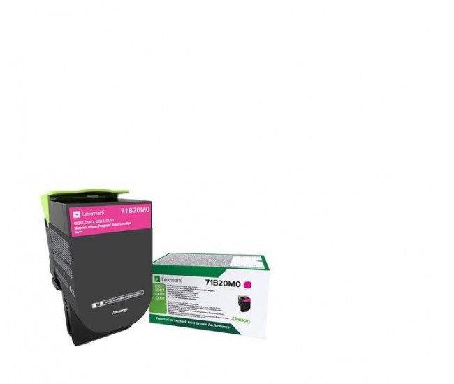 Toner Lexmark 71B20M0, magenta ,return program ,2.3k,CX317DN/417DE, CS317DN/417DN/