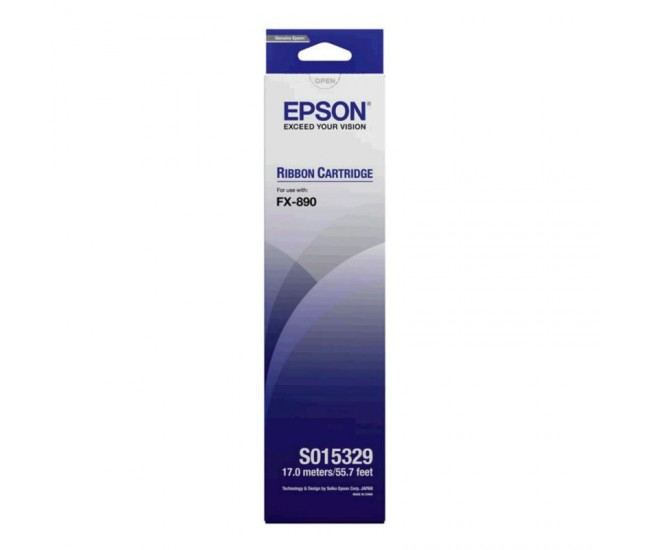 Ribbon Epson S015329, negru, pentru Epson FX-890