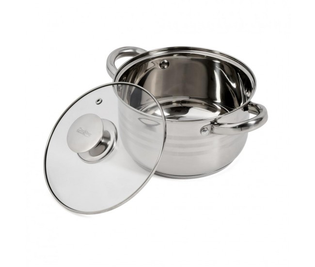 SEMIOALA INOX+CAPAC, 18X10.5 CM, 2.5 L, MYRA, COOKING  BY