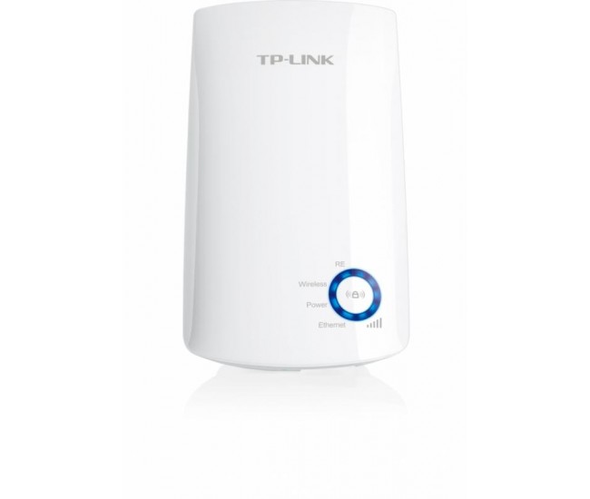 Wireless Range Extender TP-link, N300, Wall Plugged, 2.4GHz, 2 antene