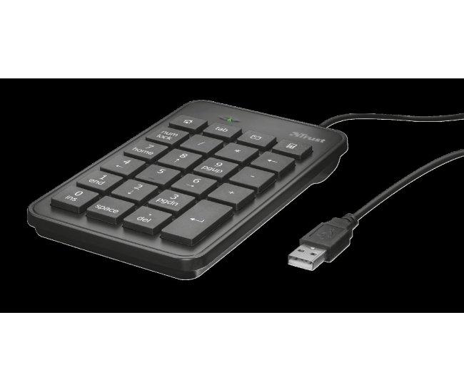 Trust Xalas USB Numeric Keypad, neagra