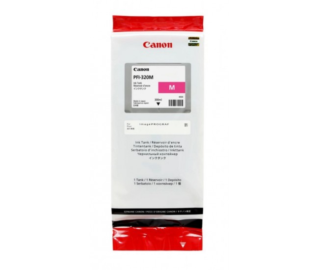 Cartus cerneala Canon PFI-320M, magenta, capacitate 300ml, pentru Canon TM