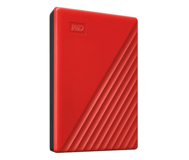 HDD extern WD My Passport, 2TB, 2.5", Rosu, USB 3.2