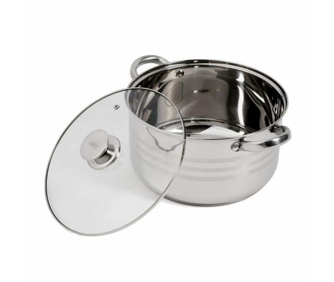 SEMIOALA INOX+CAPAC,  26x14,5 CM, 7 L, MYRA,  COOKING