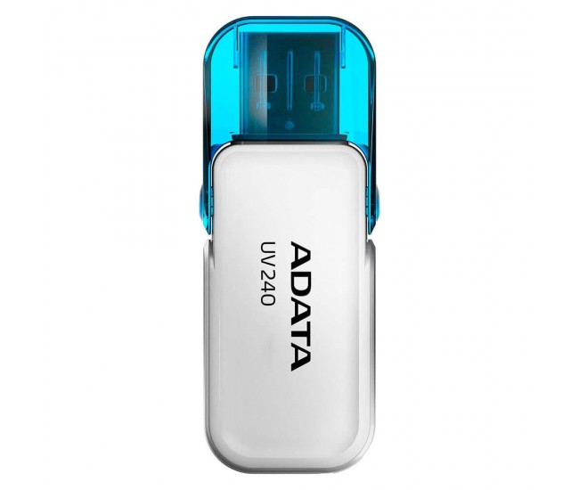 Memorie USB Flash Drive ADATA 32GB, UV240, USB 2.0, Alb