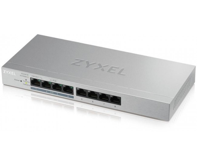 Switch Zyxel GS1200-8HP, 8 port, 10/100/1000 Mbps