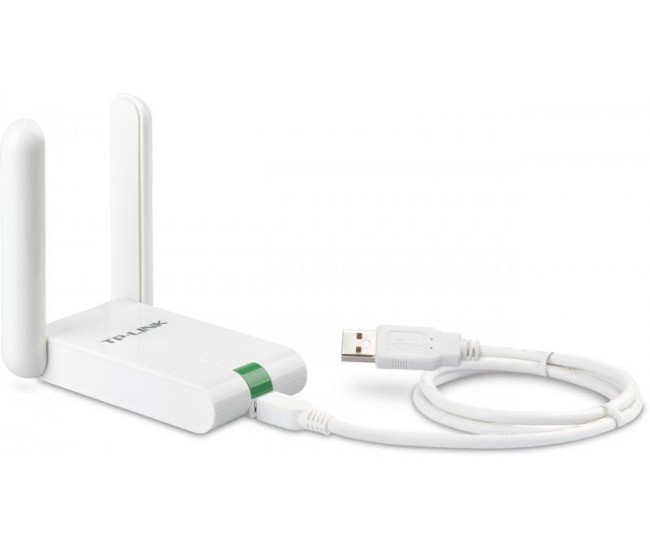 Adaptor wireless TP-Link, N300 HIGH GAIN, USB2.0, 2 antene fixe,