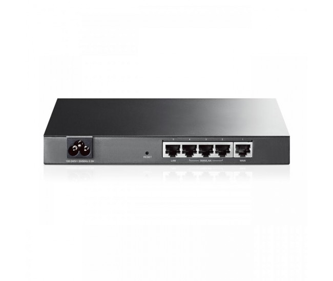 Router TP-Link TL-R470T+, 1xWAN 10/100, 1xLAN 10/100, 3xWAN/LAN configurabile, Small