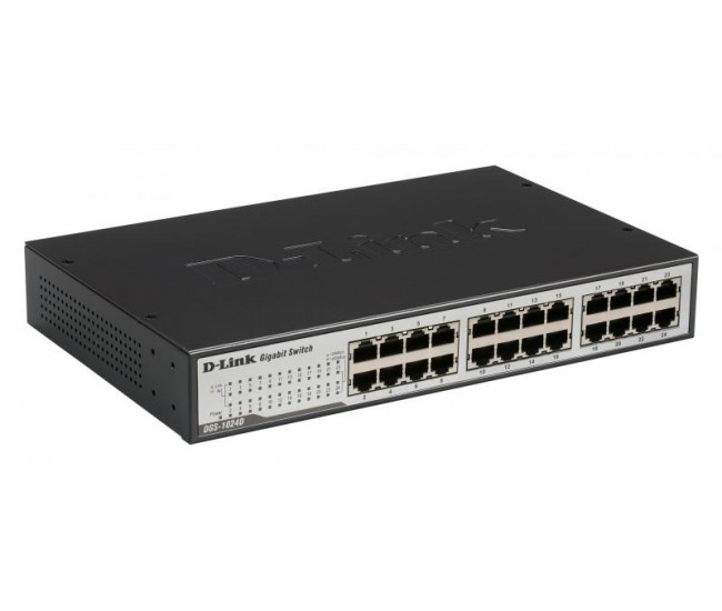 Switch D-Link DGS-1024D, 24 port, 10/100/1000 Mbps