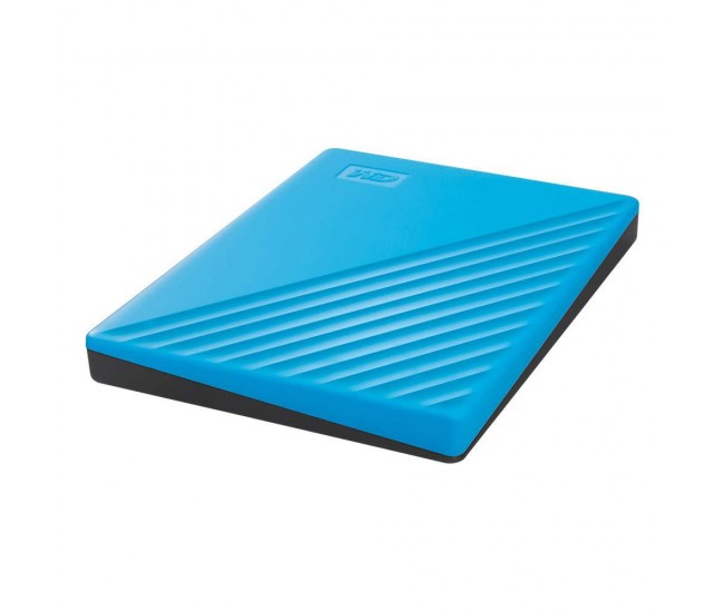 HDD extern WD My Passport, 2TB, 2.5", Albastru, USB 3.2