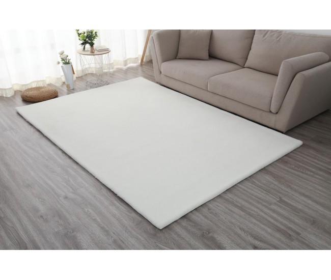 Covor Heinner Shaggy soft blanita Alb 70x140 cm