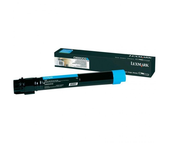 Toner Lexmark C950X2CG, cyan, 22 k, C950de