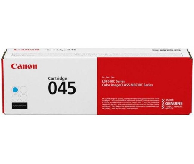 Toner Canon CRG045C, Cyan, capacitate 1300 pagini, pentru seriile LBP61x