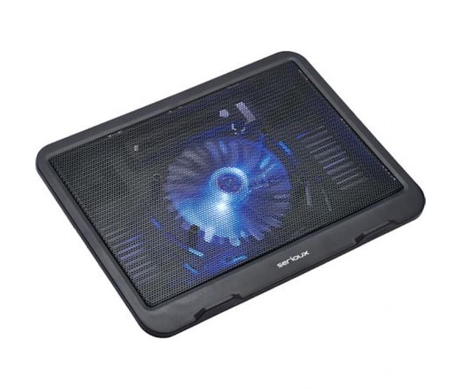 Cooling pad Serioux, SRXNCPN19, Dimensiuni: 330*250*27mm, Compatibilitate maxima laptop: 15.6