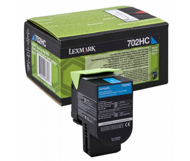 Toner Lexmark 70C2HC0, cyan, 3 k, CS310dn , CS310n ,