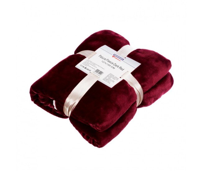 Patura fleece Heinner Dark Red 127x150 cm