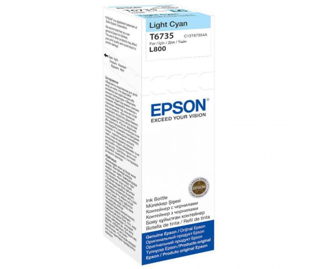 Cartus cerneala Epson T6735, light cyan, capacitate 70ml, pentru Epson