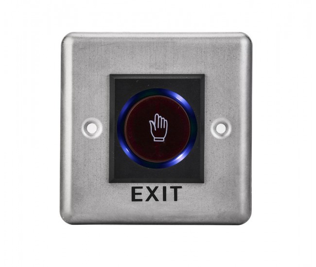 Buton de iesire cu infrarosu, incastrabil, ND-EB15-1; Iesirecontact:NO/NC; Icon: hand; LED